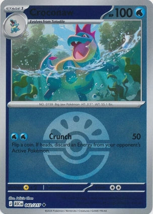 Croconaw 042/217 (ME: Ascended Heroes)  - Reverse Holofoil | Good Games Adelaide SA