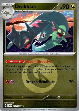 Drakloak 159/217 (ME: Ascended Heroes)  - Reverse Holofoil | Good Games Adelaide SA