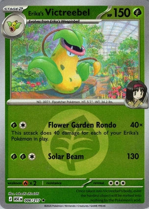 Erika's Victreebel 006/217 (ME: Ascended Heroes)  - Reverse Holofoil | Good Games Adelaide SA