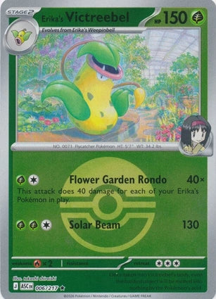 Erika's Victreebel 006/217 (ME: Ascended Heroes)  - Reverse Holofoil | Good Games Adelaide SA