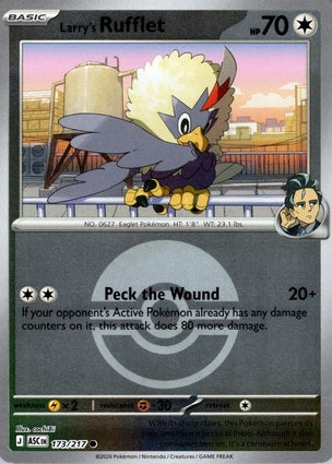 Larry's Rufflet 173/217 (ME: Ascended Heroes)  - Reverse Holofoil | Good Games Adelaide SA