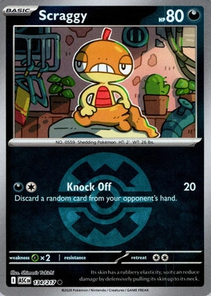 Scraggy 134/217 (ME: Ascended Heroes)  - Reverse Holofoil | Good Games Adelaide SA