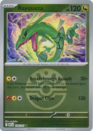 Rayquaza 153/217 (ME: Ascended Heroes)  - Reverse Holofoil | Good Games Adelaide SA