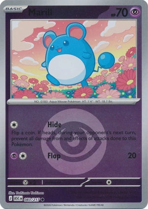Marill 083/217 (ME: Ascended Heroes)  - Reverse Holofoil | Good Games Adelaide SA