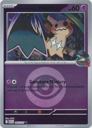 Team Rocket's Mimikyu 097/217 (ME: Ascended Heroes)  - Energy Holofoil | Good Games Adelaide SA