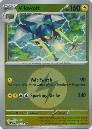 Vikavolt 066/217 (ME: Ascended Heroes)  - Reverse Holofoil | Good Games Adelaide SA