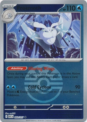 Frosmoth 053/217 (ME: Ascended Heroes)  - Reverse Holofoil | Good Games Adelaide SA
