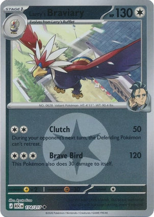 Larry's Braviary 174/217 (ME: Ascended Heroes)  - Reverse Holofoil | Good Games Adelaide SA