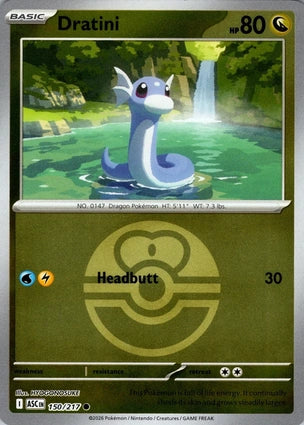 Dratini 150/217 (ME: Ascended Heroes)  - Reverse Holofoil | Good Games Adelaide SA