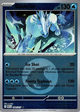Glastrier 054/217 (ME: Ascended Heroes)  - Reverse Holofoil | Good Games Adelaide SA
