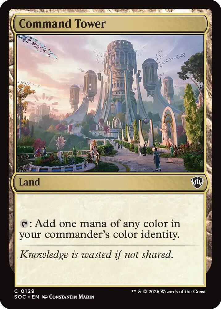 Command Tower 129 (Commander: Secrets of Strixhaven)  | Good Games Adelaide SA