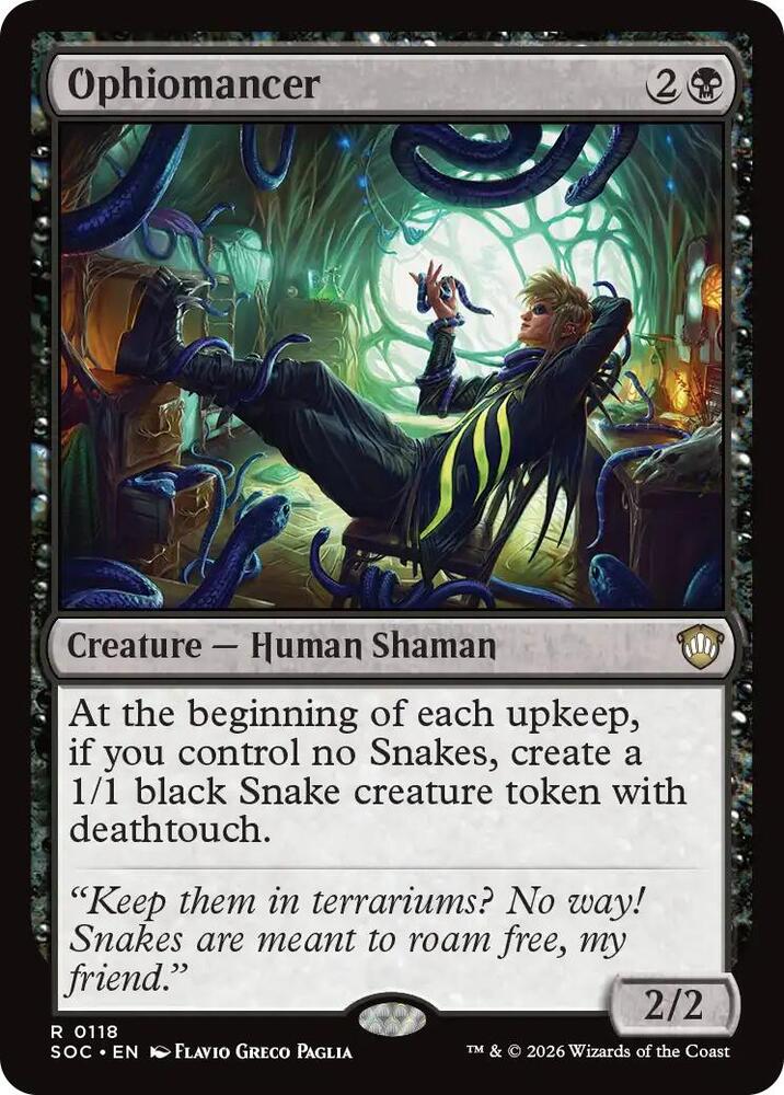 Ophiomancer 118 (Commander: Secrets of Strixhaven)  | Good Games Adelaide SA