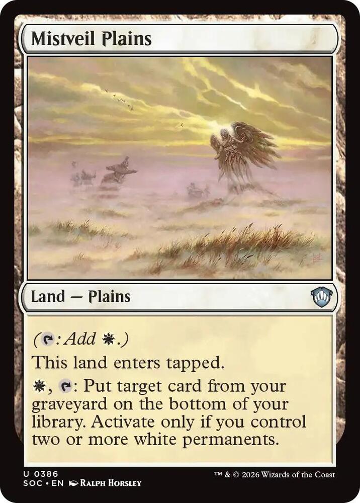 Mistveil Plains 386 (Commander: Secrets of Strixhaven)  | Good Games Adelaide SA