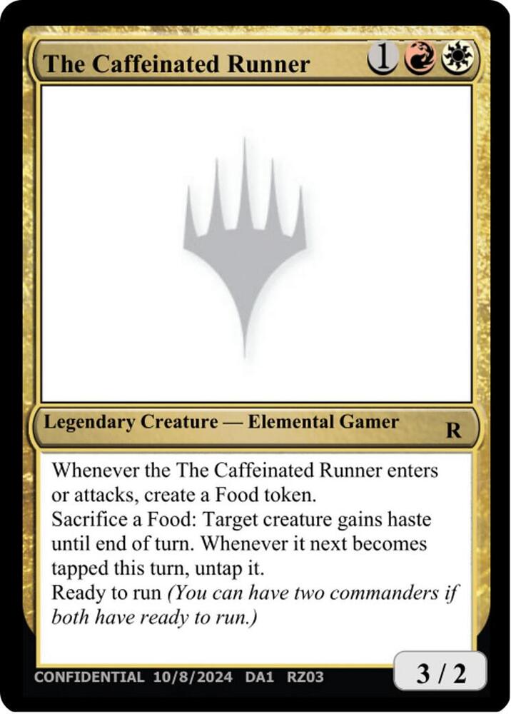 The Caffeinated Runner  (Un-Known Event Playtest Cards)  | Good Games Adelaide SA