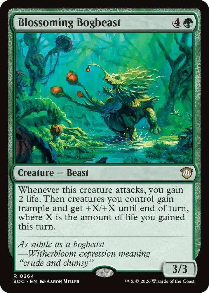 Blossoming Bogbeast 264 (Commander: Secrets of Strixhaven)  | Good Games Adelaide SA