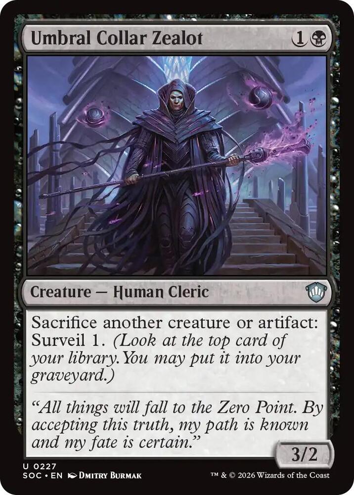 Umbral Collar Zealot 227 (Commander: Secrets of Strixhaven)  | Good Games Adelaide SA