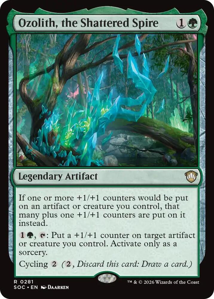 Ozolith, the Shattered Spire 281 (Commander: Secrets of Strixhaven)  | Good Games Adelaide SA