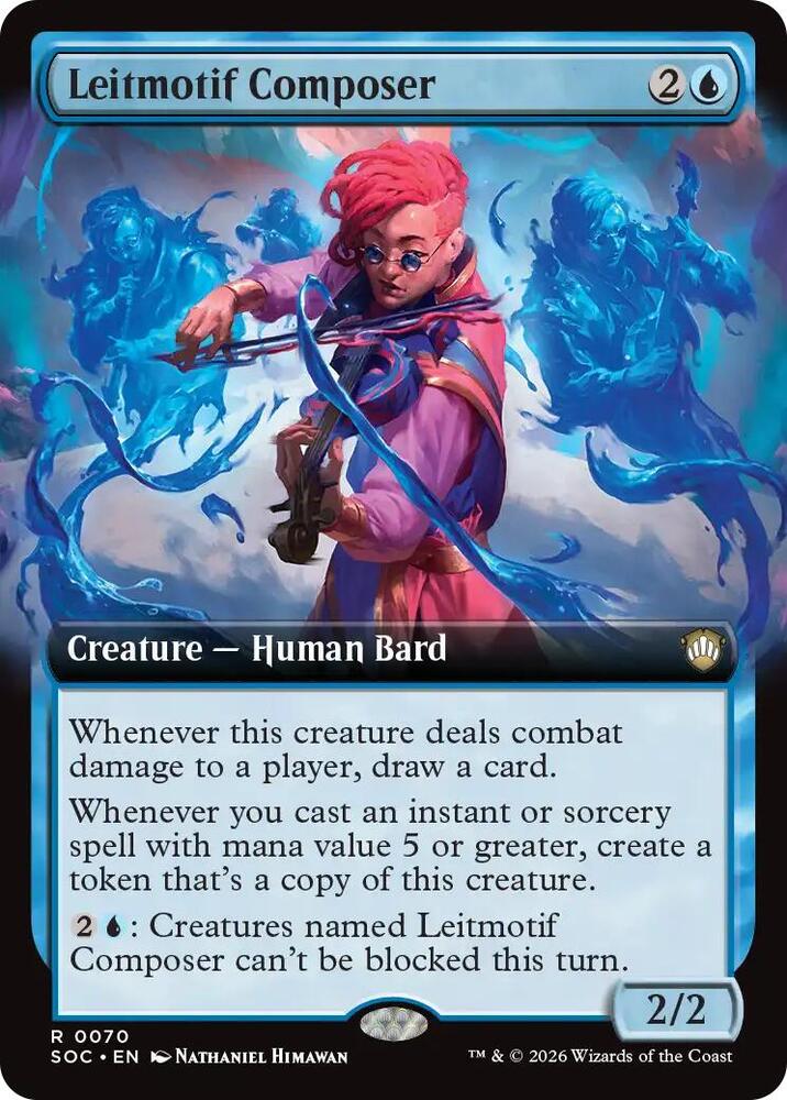 Leitmotif Composer Extended Art 70 (Commander: Secrets of Strixhaven)  | Good Games Adelaide SA