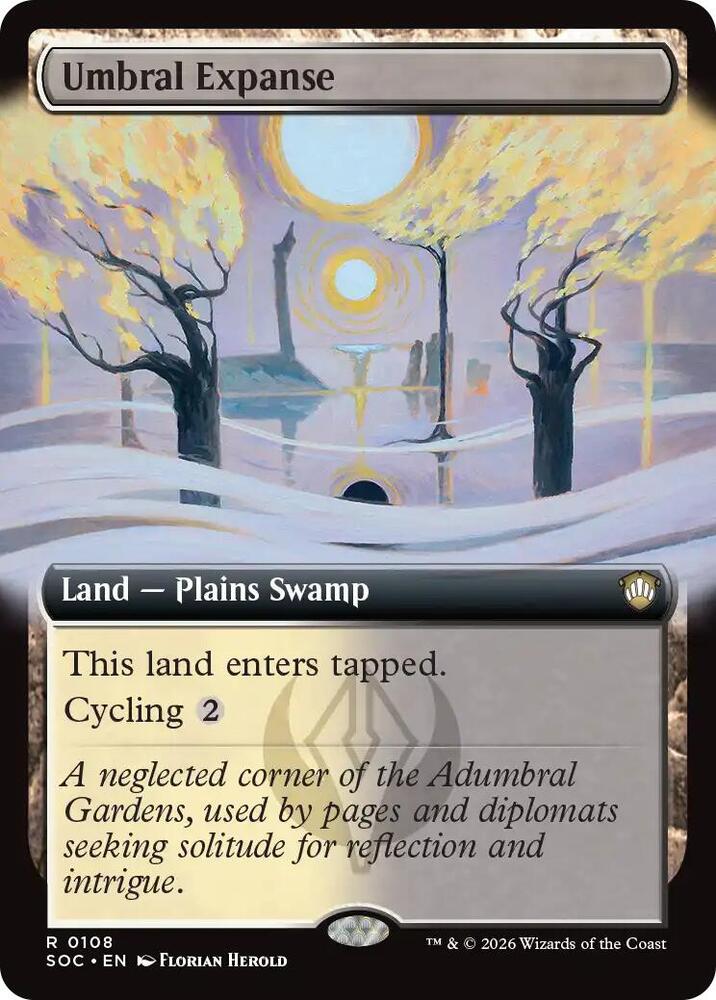 Umbral Expanse Extended Art 108 (Commander: Secrets of Strixhaven)  | Good Games Adelaide SA