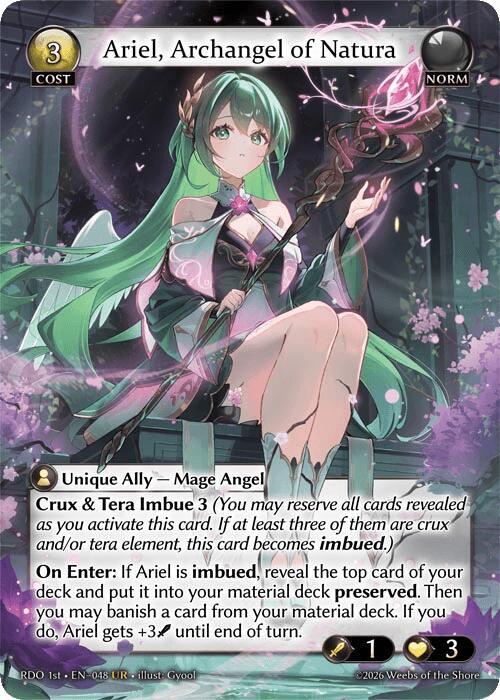 Ariel Archangel of Natura 48 (Radiant Origins)  - Foil | Good Games Adelaide SA