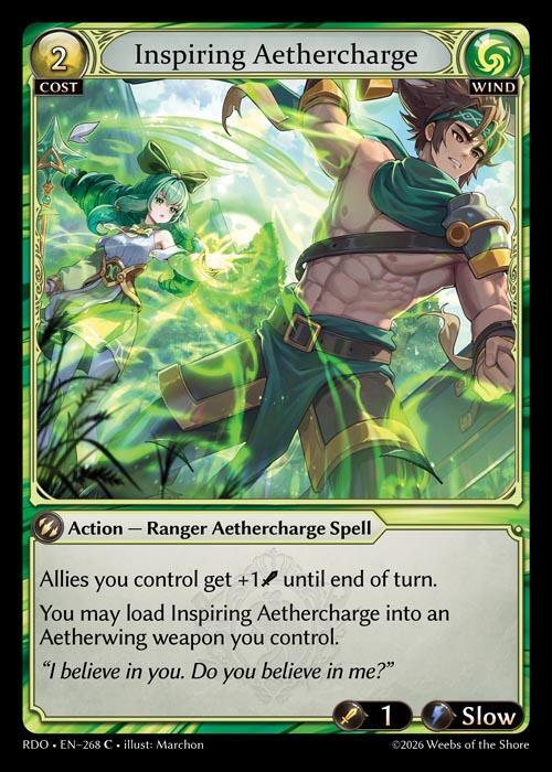 Inspiring Aethercharge 268 (Radiant Origins)  - Foil | Good Games Adelaide SA