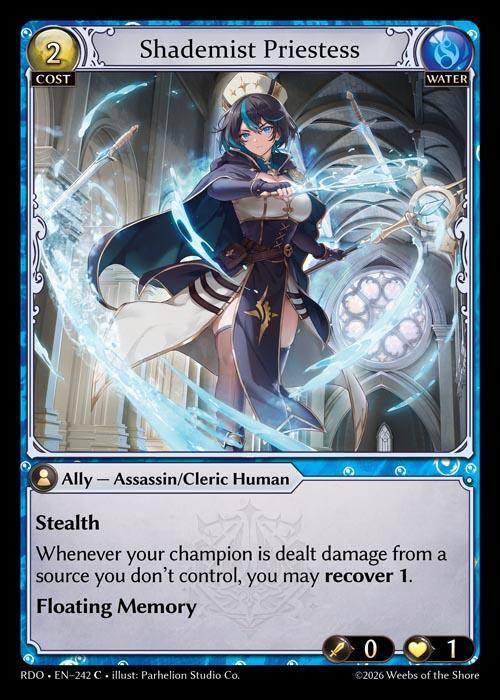 Shademist Priestess 242 (Radiant Origins)  | Good Games Adelaide SA