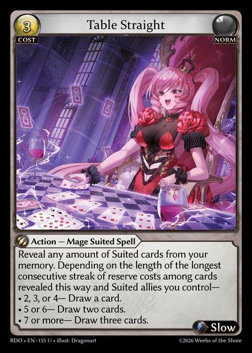 Table Straight 155 (Radiant Origins)  | Good Games Adelaide SA