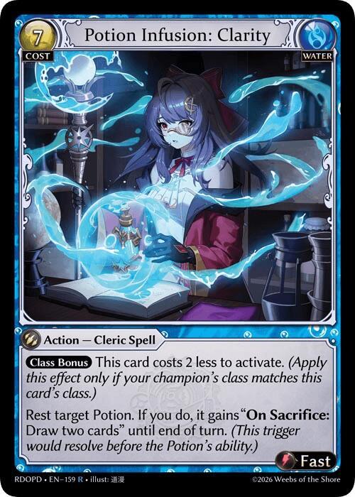 Potion Infusion Clarity 159 (Radiant Origins: Pantheon)  | Good Games Adelaide SA