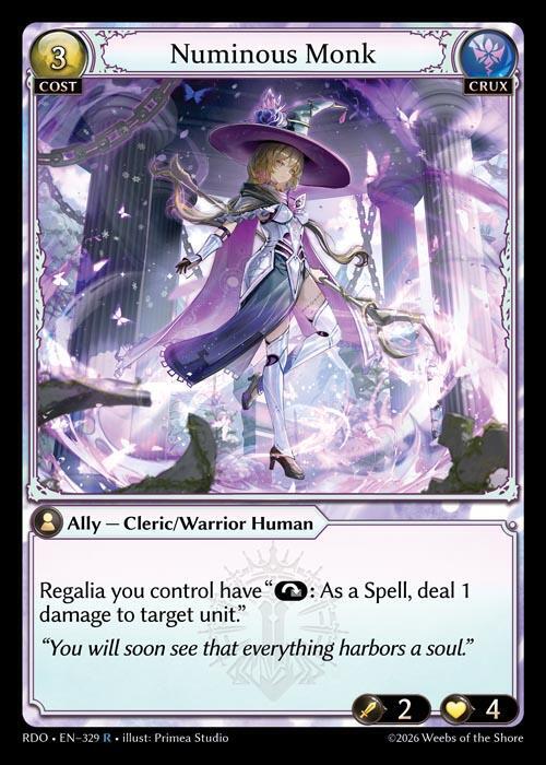 Numinous Monk 329 (Radiant Origins)  - Foil | Good Games Adelaide SA