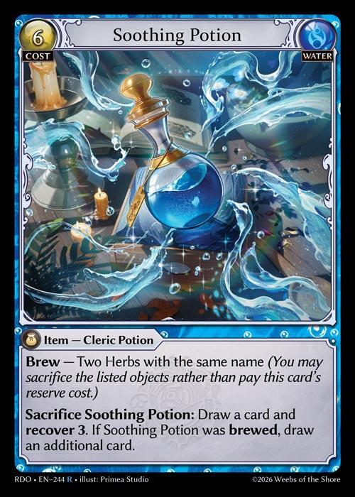 Soothing Potion 244 (Radiant Origins)  - Foil | Good Games Adelaide SA