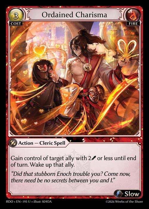 Ordained Charisma Curio Foil 195 (Radiant Origins)  - Foil | Good Games Adelaide SA