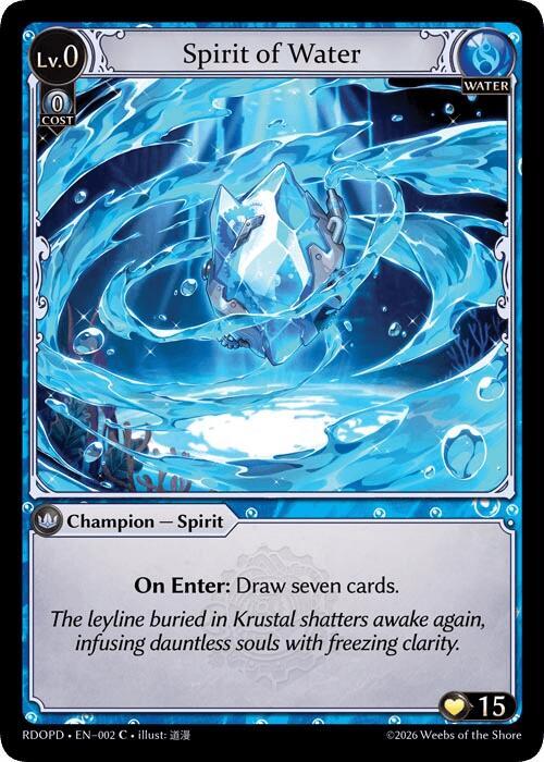 Spirit of Water 002 (Radiant Origins: Pantheon)  | Good Games Adelaide SA