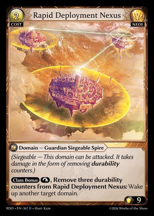 Rapid Deployment Nexus 367 (Radiant Origins)  - Foil | Good Games Adelaide SA