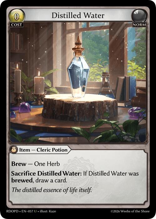 Distilled Water 057 (Radiant Origins: Pantheon)  | Good Games Adelaide SA
