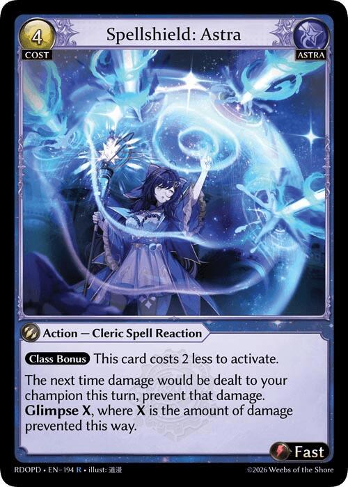 Spellshield Astra 194 (Radiant Origins: Pantheon)  | Good Games Adelaide SA