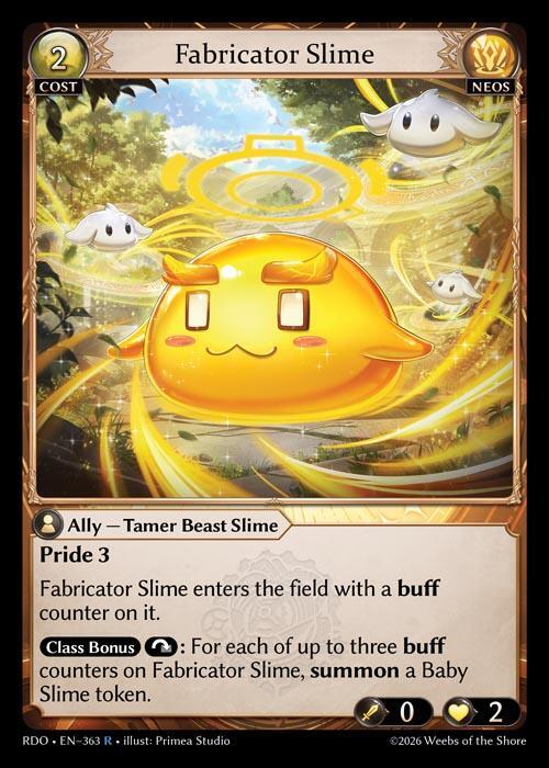 Fabricator Slime 363 (Radiant Origins)  - Foil | Good Games Adelaide SA
