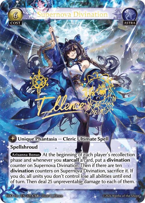 Supernova Divination CSR 319 (Radiant Origins)  - Foil | Good Games Adelaide SA