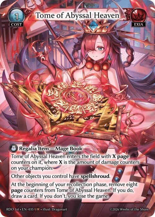 Tome of Abyssal Heaven 35 (Radiant Origins)  - Foil | Good Games Adelaide SA