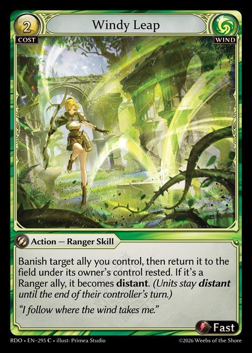 Windy Leap 295 (Radiant Origins)  - Foil | Good Games Adelaide SA