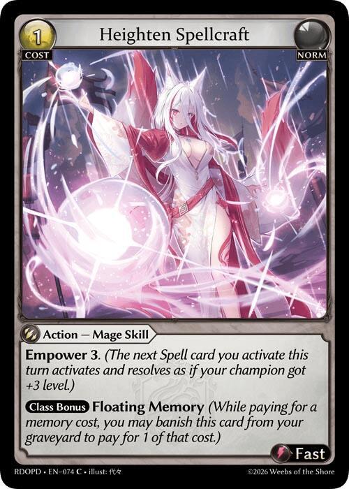 Heighten Spellcraft 074 (Radiant Origins: Pantheon)  | Good Games Adelaide SA
