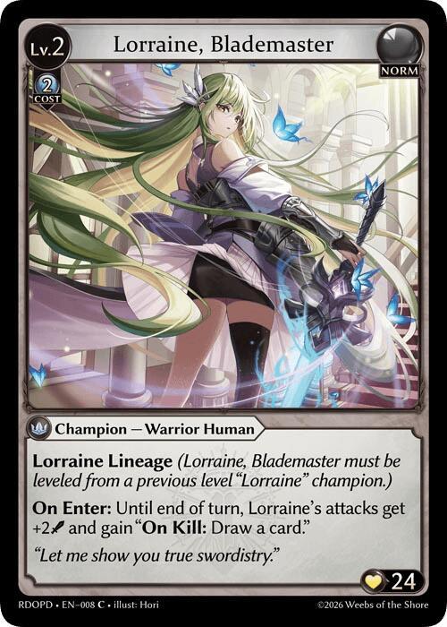 Lorraine Blademaster 008 (Radiant Origins: Pantheon)  | Good Games Adelaide SA