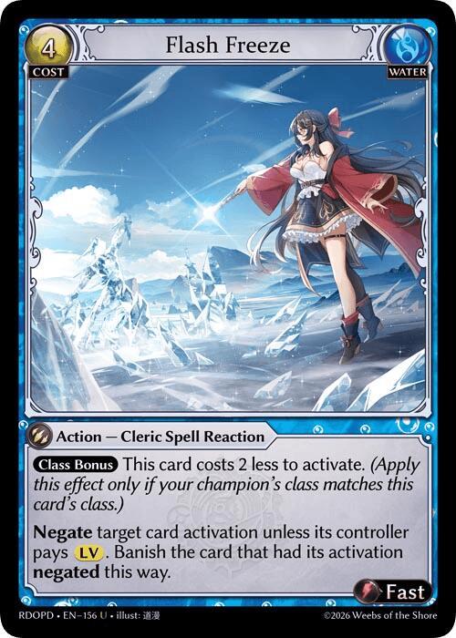 Flash Freeze 156 (Radiant Origins: Pantheon)  | Good Games Adelaide SA