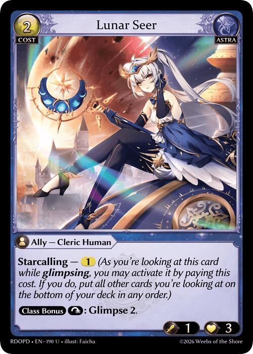 Lunar Seer 190 (Radiant Origins: Pantheon)  | Good Games Adelaide SA