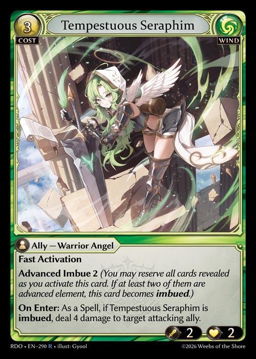 Tempestuous Seraphim 290 (Radiant Origins)  - Foil | Good Games Adelaide SA