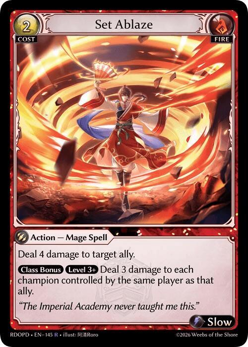 Set Ablaze 145 (Radiant Origins: Pantheon)  | Good Games Adelaide SA