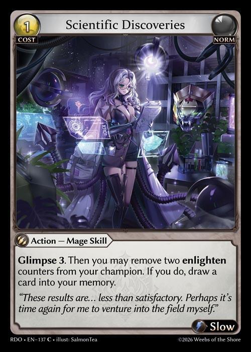 Scientific Discoveries Curio Foil 137 (Radiant Origins)  - Foil | Good Games Adelaide SA