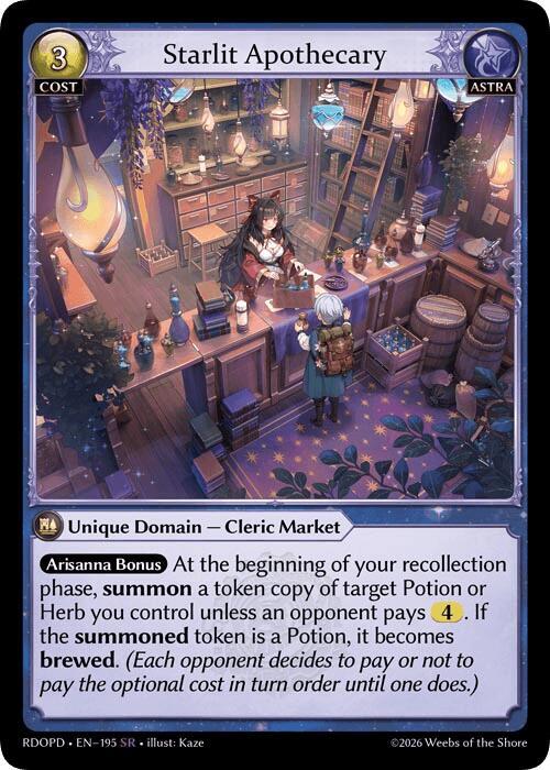 Starlit Apothecary 195 (Radiant Origins: Pantheon)  | Good Games Adelaide SA