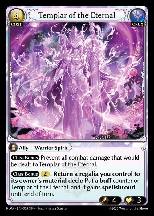 Templar of the Eternal 335 (Radiant Origins)  | Good Games Adelaide SA