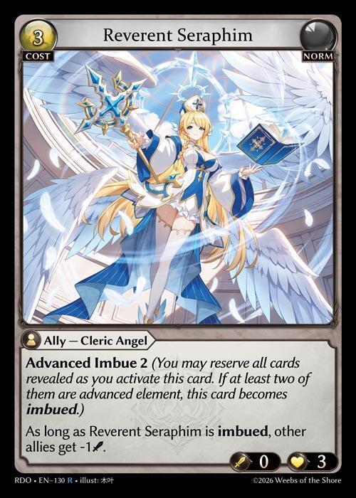 Reverent Seraphim 130 (Radiant Origins)  | Good Games Adelaide SA