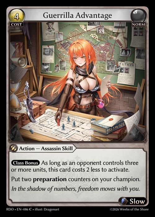 Guerrilla Advantage Curio Foil 086 (Radiant Origins)  - Foil | Good Games Adelaide SA